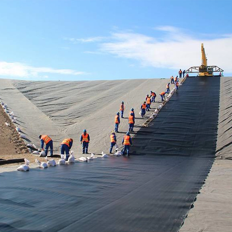Anti-Seepage Waterproof Geomembrane Dam Pond Liner HDPE LLDPE LDPE 0.5-2mm Geomembrane Price