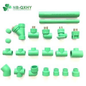 Round Head Code Equal Tees Male Threaded PPR Fitting Forged Plastic Pipe Fitting