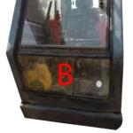 S280 Excavator Door Window Replacement Construction Machine Cabin Front