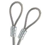 Non-Alloy Stainless Steel Custom 7x7 7x19 Wire Rope Sling for Industrial Lifting