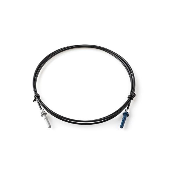 Anti Vibration PMMA Plastic Fiber Optic Cable Anti Electromagnetic Black Color