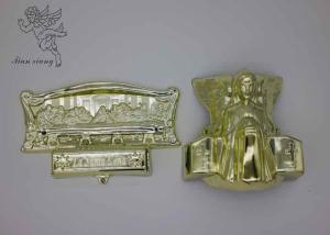 China Silver Polished Plating Casket Hardware Unique Design Coffin Ornaments factory
