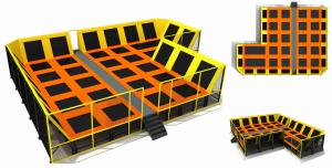 China 224M2 China Manufacutre Trampoline Park Indoor Trampoline Park for Kids and Adults China Good Reputation Fashion Product factory