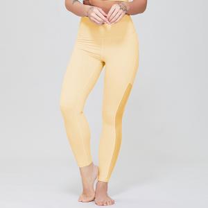 China Custom Size Gym Sports Women Yoga Leggings Mesh Yoga Pants factory