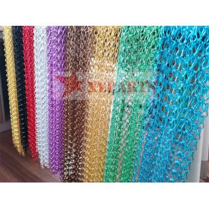 Decorative Fly Screen Anodized Aluminum Chain Curtain
