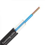 Outdoor Aerial Gfrp 12 Core Fiber Cable Flat FTTH Fiber Drop Cable