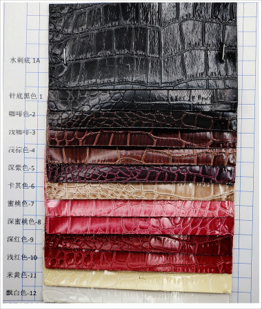 Glossy Crocodile PVC Leather Packaging Box Crocodile Embossed Leather