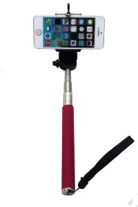 China Handheld Stick Monopod With Smartphone Holder For iPhone Samsung With 1/4 Screw Hole factory
