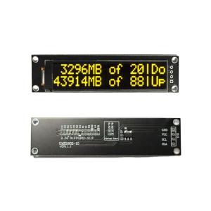 China 2.26&quot; OLED Display Module With 16x2 Resolution 2.26 Inch 1602 Monochrome OLED factory