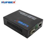 1000M SFP Optical Fiber Media Converter Gigabit To UTP RJ45 port Media Converter