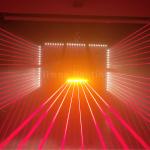 American Dj Disco Lights 8 Eyes 500mW Red LED Laser Beam Bar Light for sale