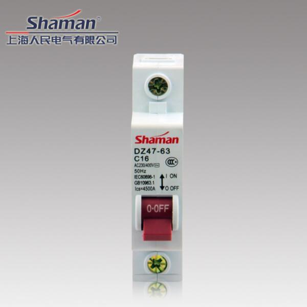High quality good price DZ47-63-1P-16A Mini circuit breaker,murray circuit