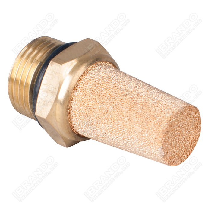 Adjustable Pneumatic Throttle Valve With Silencer Sintered Bronze 5