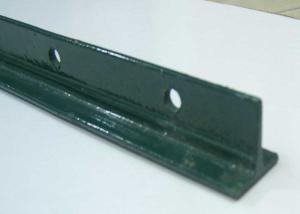 China l8' painted colors 18 Holes Steel Fence T Post factory
