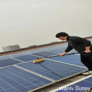 China Revolutionize Your PV Maintenance with Cold Water Cleaning Brush and 7.5 Meters Handle factory