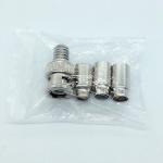 BNC Male Crimp On Style Bayonet Nut Coaxial Cable Connector For RG58/ RG59/ RG6
