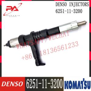 China 095000-6640 6251-11-3200 6251-11-3201 Injector Komatsu For SAA6D125E-5C/5D Engine factory