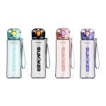 Customized 16oz 500ML Tritan Plastic Sport Bottles with Straw BPA Free