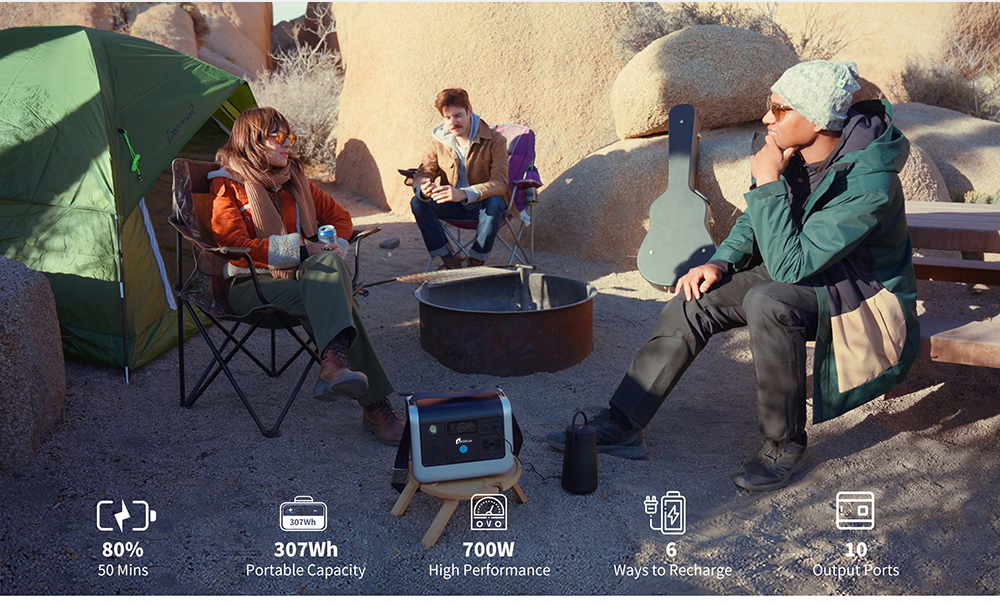 Portable Power Station 500w 700w 1500W 2400W Lifepo4 Solar Energy System for Outdoor