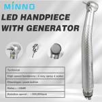Class II Led High Speed Handpiece 4 Wayspray 2 Hole Handpiece