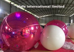 China Large Reflective Advertising Inflatable Mirror Balloon For Indoor Christmas Decoration factory