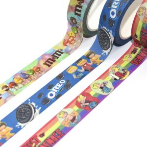 China China Style Adhesive Tape Washi Tape Custom Wholesale With Beautiful Own Designs factory