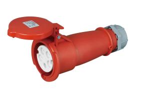 China Durable 3 Phase Industrial Socket Polyamide Material 381g Light Weight factory