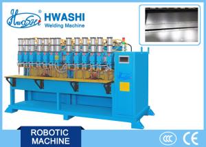 China Stiffener Door Sheet Plate Automatic Welding Machine , Steel Metal Shelves Spot Welder factory