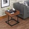 Buy cheap Sara II Espresso Living Room End Tables 27lbs Walnut Sandy Black from wholesalers