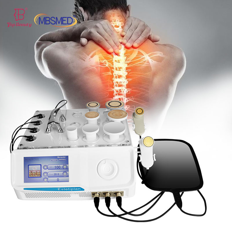 To US Indiba Tecar Diathermy Radiofrequenza Pain Relief Profesional 448 Khz Rf Tecar Therapy Machine