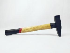 China DIN standard carbon steel materials Machinist Hammer with double colors wooden handle factory