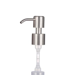 China PP Certification ISO 28/410 Aluminum Dispenser Pump for Personal Care Lotion Pump factory