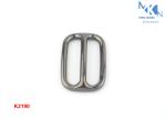 Metal Center Strap Adjuster Slider , OEM Or ODM Metal Buckles For Bags