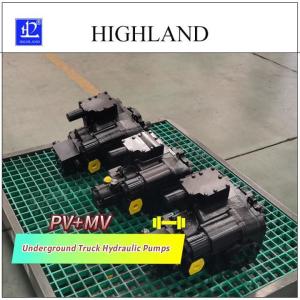 China PV22 MV23 Cast Iron Underground Truck Hydraulic Pumps With Max Displacement And 1 Year Warranty factory
