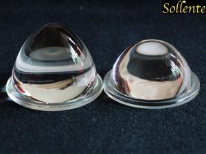 China Industrial Light Clear LED Glass Lens With Narrow Angle 35 Degree factory