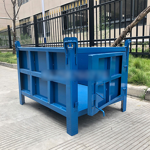 China Mobile Material Box Rackable Pallet Cage With Customized Wheel factory