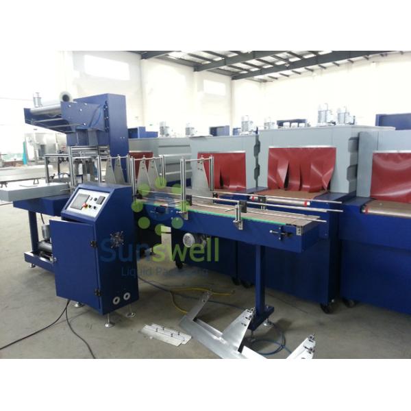PET Bottle Shrink Packaging Equipment , Small Beverage Bottle Wrap Packing