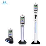 Stainless Steel 8" Time Attendance Facial Recognition Thermometer
