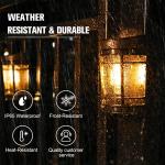 Landscape Solar Powered Fence Light Waterproof Mini Garden Decorative
