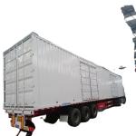 Mechanical Suspension 20FT 40FT Box Semi Trailer with Side Door Van Cargo Semi