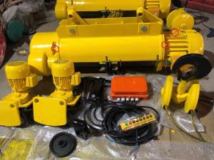 China 32T Single Girder Electric Lifting Hoist 20m/Min Travel For Harbours factory