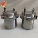 Customized Zirconia Vacuum jar with Stainless Steel Casting