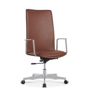 China Executive Style Office Eames Style Lounge Chairs 5 Star Base Boss Seat factory