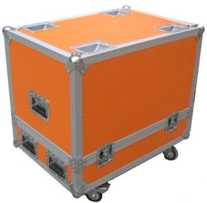 China Orange 12U Flight Case Hardware Plastic Cases For DJ Mixer Case factory