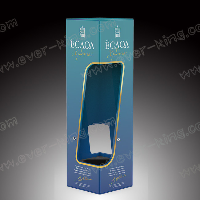 Custom Made Luxury Cardboard Liquor 700ml Bottles Glass Packaging Boxes
