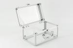 Customized Aluminum Acrylic Box, Aluminum Transparent Show Cases Aluminum