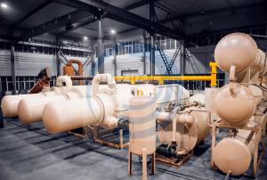 China Continuous Waste And Tyre Plastic Pyrolysis Recycling Plant For Furnace Oil And Carbon Black factory