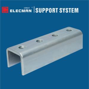 China Galvanized Steel 4 Hole Splice Strut Clevis Fittings For Channel factory