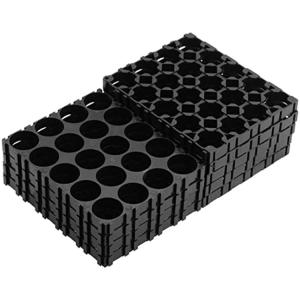 China 19.5mm Mobile Battery Raw Materials , Spacing 18650 Battery Holder 3 Cell factory