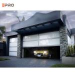 Electric Roll Up Glass Garage Doors Security Horizontal Sliding